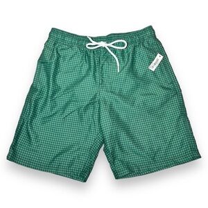 Amazon Essentials Men’s 9” Quick-Dry Swim Trunks Teal Blue Size Medium